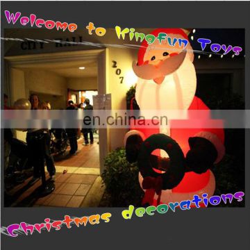 Lighted inflatable Santa Claus for sale