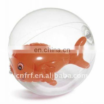 inflatable advertising transparent ball with 3D bottle inside