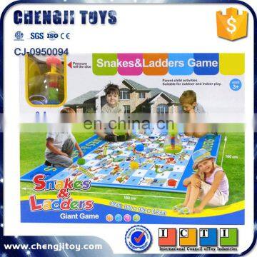 Fashion design play mat snake and ladder board game