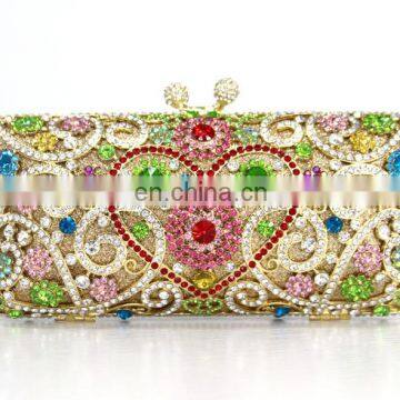 Bling Handmade Evening Clutch Bag Cystal Rhinestone Clutch Stonning Bag photo-6