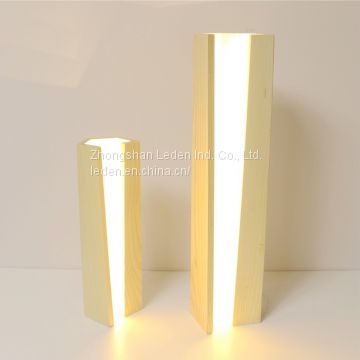 Modern Elegant Design LED Wooden Table Light