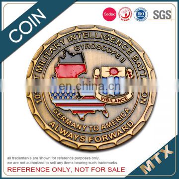 Zinc alloy 3D souvenir coin