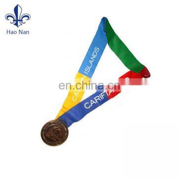 China Wholesale Good Quality Custom Printed Logo Medal Ribbon Award Ribbons photo-5