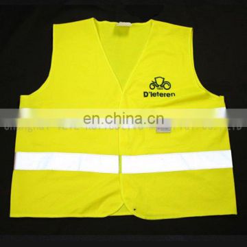 Fluorescence color Reflective safety vest Light-color safety workwear uniform clothing