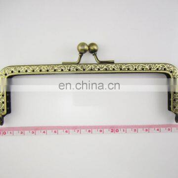 6 Inch Antique Bronze Purse Frame