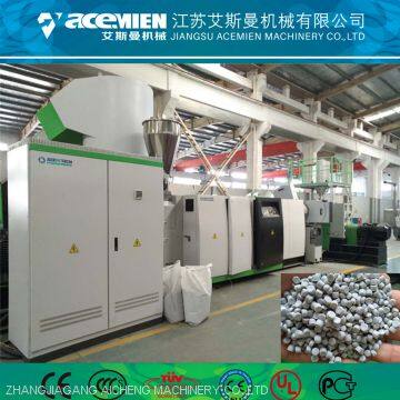 Plastic PP PE HDPE LDPE recycling granules machine