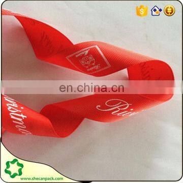 SHE CAN PACK red color fashion grosgrain ribbon in low price