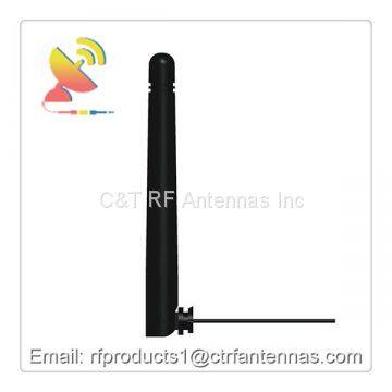 5dBi 2400-2483Mhz External Rubber Ducky Buckle Antenna with Pigtail Cable and IPEX / U.FL Connector