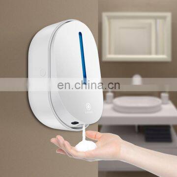 Sensor pump foam soap plastic bottle dispenser