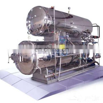 Water Spray Immerse Sterilizing Retort Autoclave Canned Food Processing machine