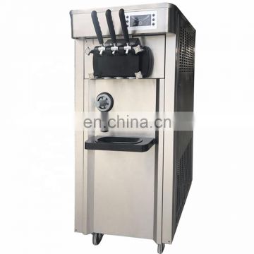 32L 3 Flavors Commercial Auto Refrigerated Ice Cream Maker Soft Ice Cream Machine