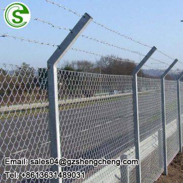 Eco friendly new design diamond mesh fence wire fencing