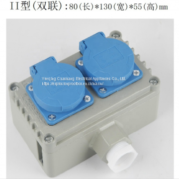 Aluminum Alloy Explosion-proof Socket Industrial Explosion-proof Socket 220V10A Five-hole Socket BQK photo-5