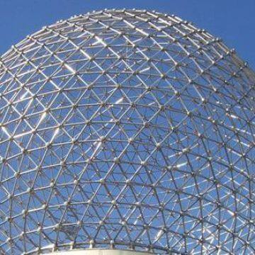 For Exhibition Hall  H-column Steel Space Grid Structure
