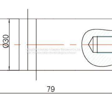 Ceramics Ultrasonic Piezoelectric Transducer , 400W 30 Khz Ultrasonic Transducer PZT8 photo-2