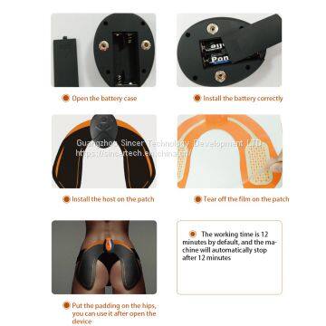 ABS Stimulator Hip Trainer, EMS Butt Massager for Men Women photo-4