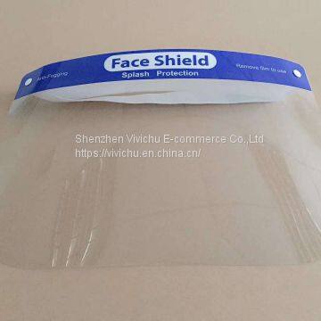 Double Sided Anti-fog Clear Full Face Shield for COVID-19 photo-2