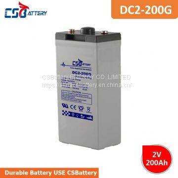 Csbattery 2V200ah Deep Cycle Solar Gel Battery for Data-Center/Telecom/UPS/Energy-Infrastructure