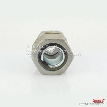 NPT 1 INCH STAINLESS STEEL 304 STRAIGHT FLEXIBLE CONDUIT CONNECTOR photo-3