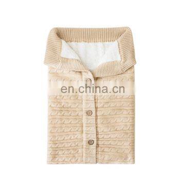 Wholesale Luxury Acrylic Knitted Kids Baby Children Super Soft Blanket Throw For Sofa Chair photo-3