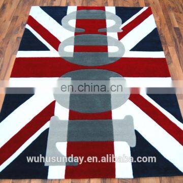 New Modern Pattern Tianjin Manufacture Handtufted Tapis Floor Shaggy Carpet photo-5