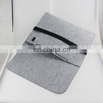 Eco Friendly Multi Pockets Envelope Fabric Laptop Sleeve Felt Notebook Bag photo-2