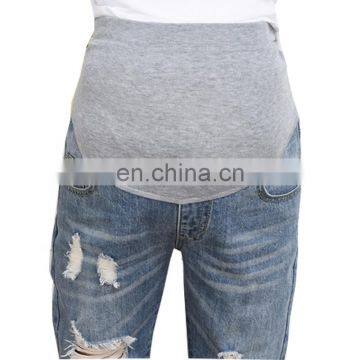 DiZNEW Custom Ladies Fashion Skinny Western Maternity Jeans Ripped photo-5