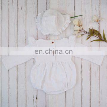 2020 Ins Autumn Full Sleeves Ruffles Baby Girls Bodysuits