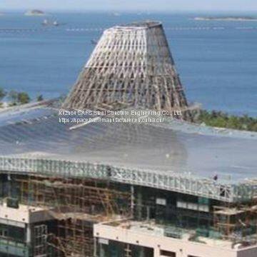 Weihai Civic Cultural Centre Pipe Truss Structure Project photo-5