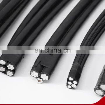 IEC Standard 061kv XLPE Overhear 4 Core 95mm ABC Cable Aluminum Triplex Service Drop Cable