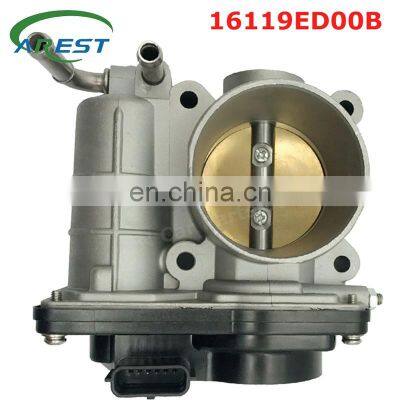 Throttle Body Assembly OEM 16119ED00B Fit for March Micra Note Qashqai Versa 1.6L 2009-2011