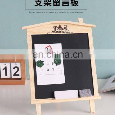 Wholesale Creative Wooden Double Side Blackboard Can Be Hung Message Board Children Creative Gift photo-4