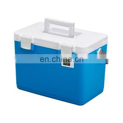 Portable medicine blood transport insulin vaccine special plastic cooler box 12L