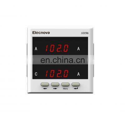 S3I72 3 Phase Current 72x72 Panel Digital Electricity Meter photo-4