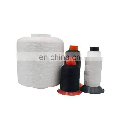 China factory supply hot selling 210d3 250d3 280d3 420d3 raw white nylon bonded sewing thread