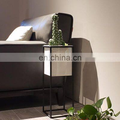 Modern Floor Flowers Planter Pot Indoor Flower Hydroponic Container Vase Metal Iron Flower Pot Stand