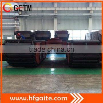 0.7 bucket 15m arm Amphibious pontoons for 24t excavator assembly