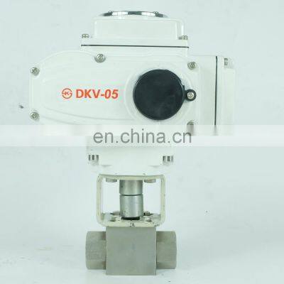 hydraulic stainless steel 304 316 high pressure NPT BSPT electric electronic controlled actuator needle valve