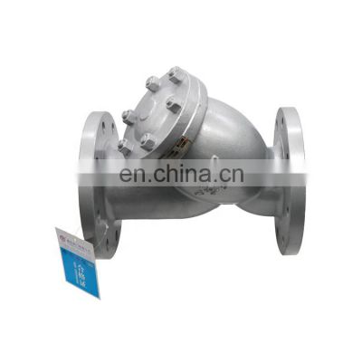 Tyco China Factory Cast Steel Stainless Steel Flange Y Strainer ss304 ss316 CF8 y-strainer