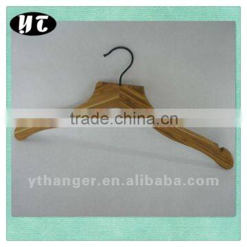 AL-124 natural bamboo clothes hanger for tops