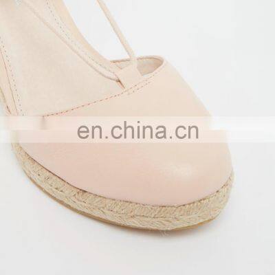 Ladies and Women Lace up Wedges High Heel Sandals Shoes photo-4