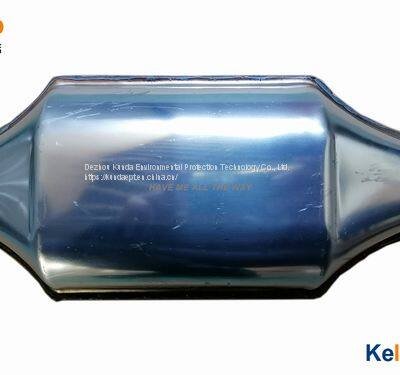 Universal Oval Catalytic Converter With Ceramic HoneycombFilter Kunda Kelano
