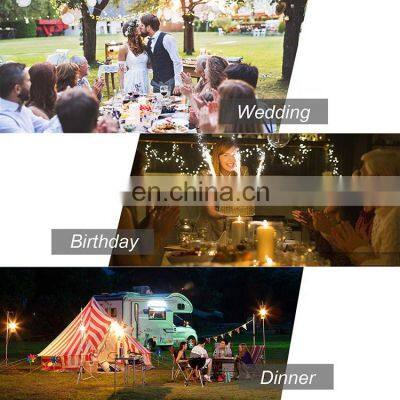 Flameless Electric Candle Night Light Projection Lamp With Remote Control Rotating Projector photo-5