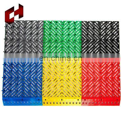 50Mm Black Orange Squared Custom Decoration Defender Mezzanine Workshop Turf Tile Grid Floor For Children Kid Play photo-2