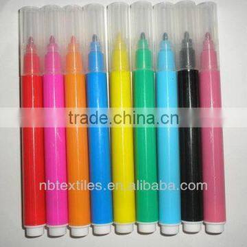 Permanent textile fabric marker pen