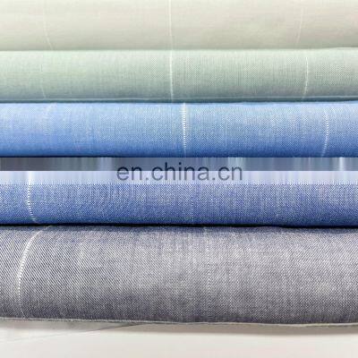 Factory supply 100% cotton plain woven yarn dyed fabric