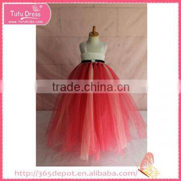 Princess Dress fairy style cotton yarn high waist skirts fluffy voile girl's dress children frocks designs