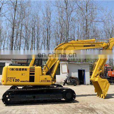 Used komatsu pc120 pc120-6 pc120-8 crawler excavator