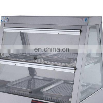 Commercial Food Warmer Display Case Glass Food Warmer Display Showcase Models and Sizes Are Available for Canteen Restaurant photo-5