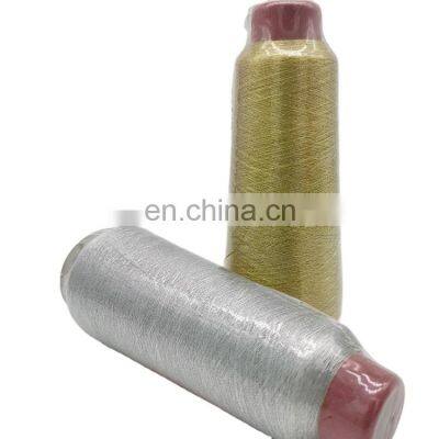 Reflective Lurex MS fluorescent gold embroidery wire in various colors For Weaving And Knitting